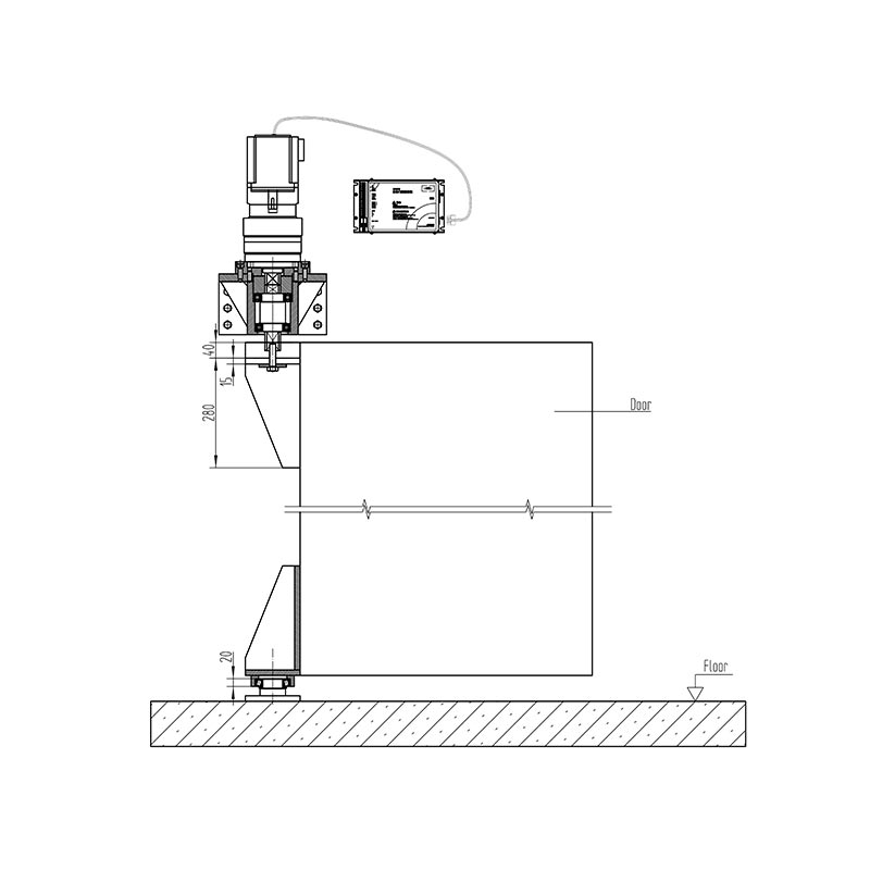 3000kg Mai sarrafa Swing atomatik 3000kg Mai sarrafa Swing atomatik